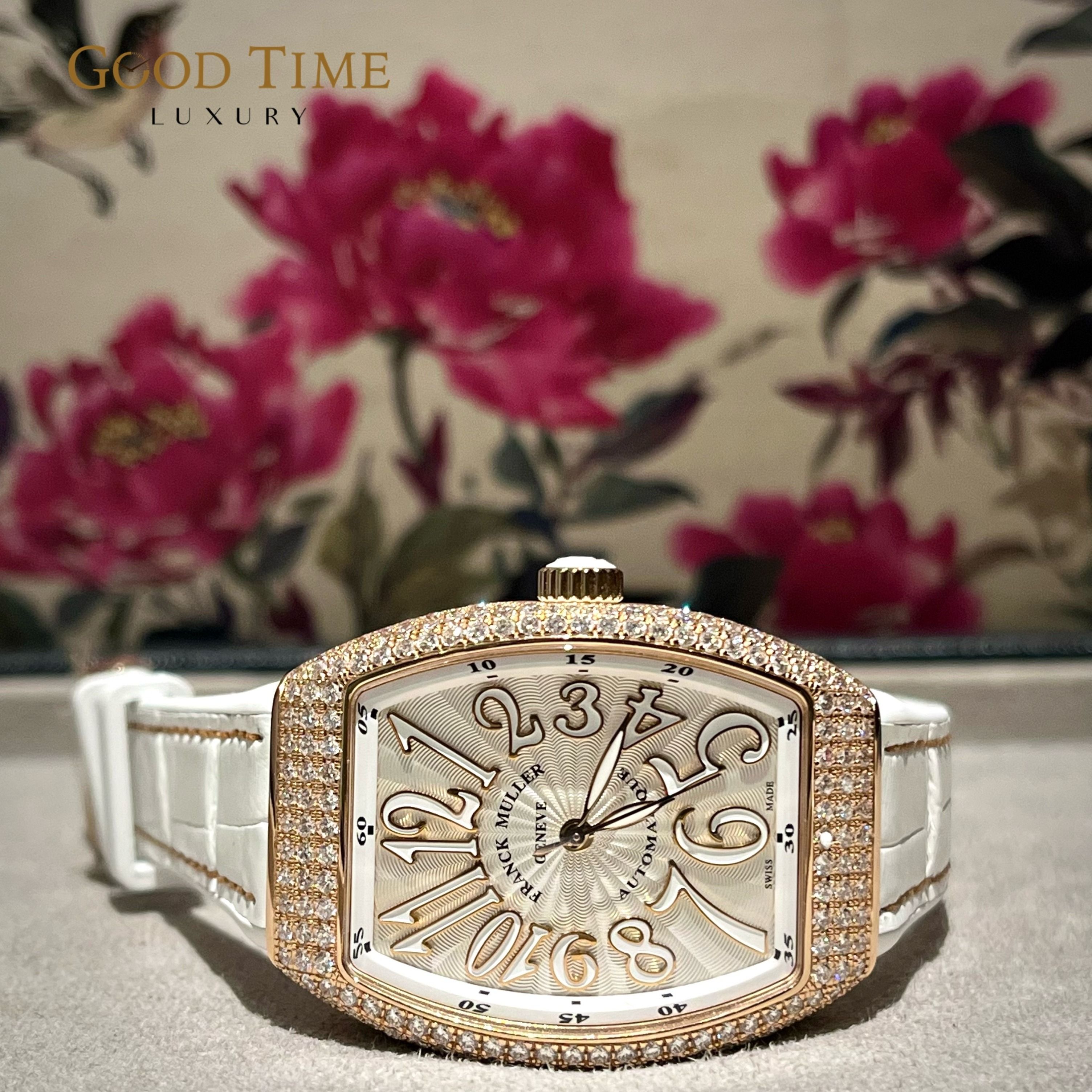 2024 MAR BNIB Franck Muller Rose Gold Vanguard V32 SC AT Factory