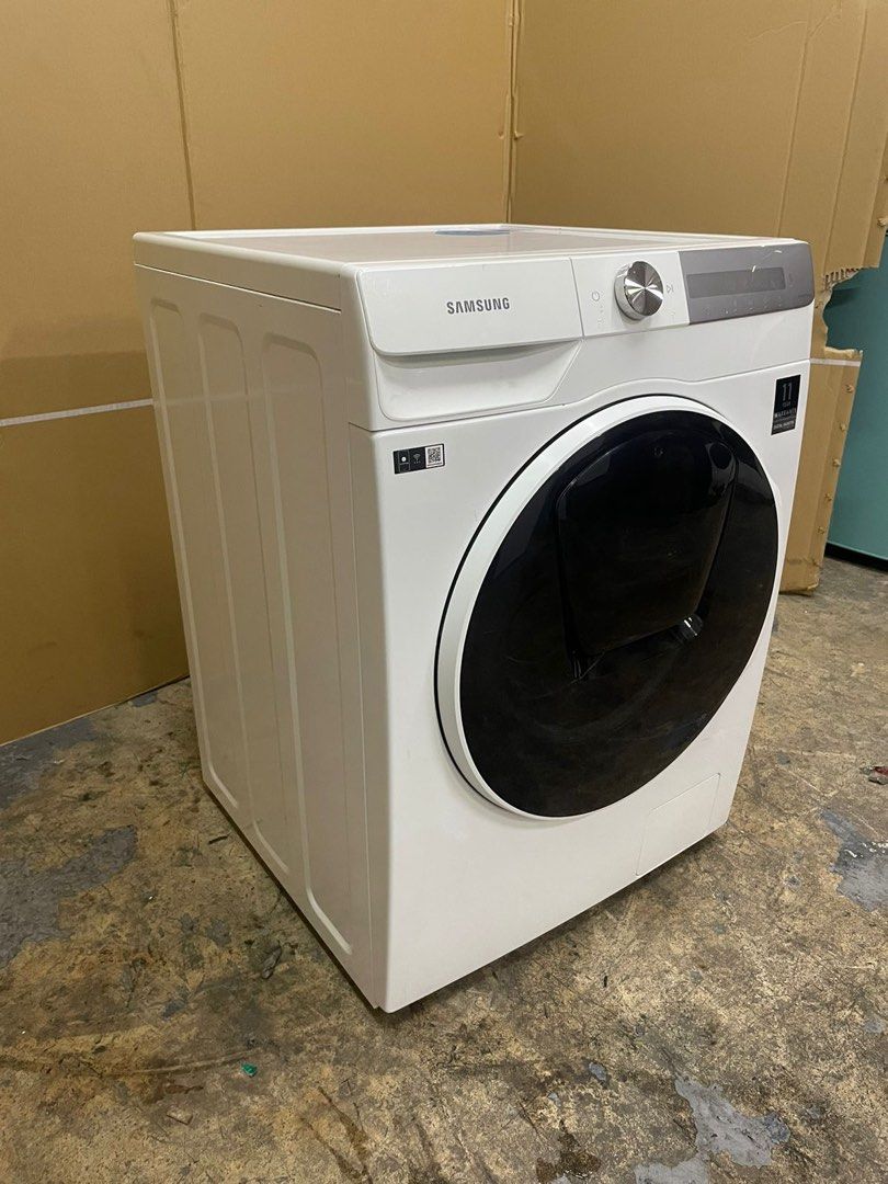 212404 11 Samsung Ftont Load Washer Dryer 8 6Kg 4 399 Model WD80T754DWH SP AI Control Hygiene Steam AddWash Door Dimensions 600 x 600 x 850