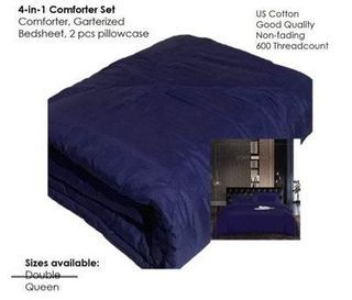 4 n 1 comforter set (queen)