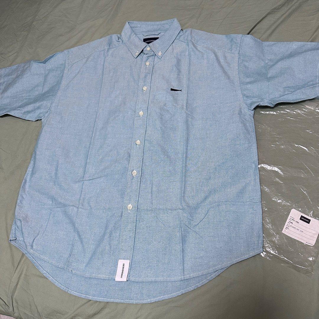 平放Descendant 21SS Truman BD SS Shirt Mint 日本Freak's Store