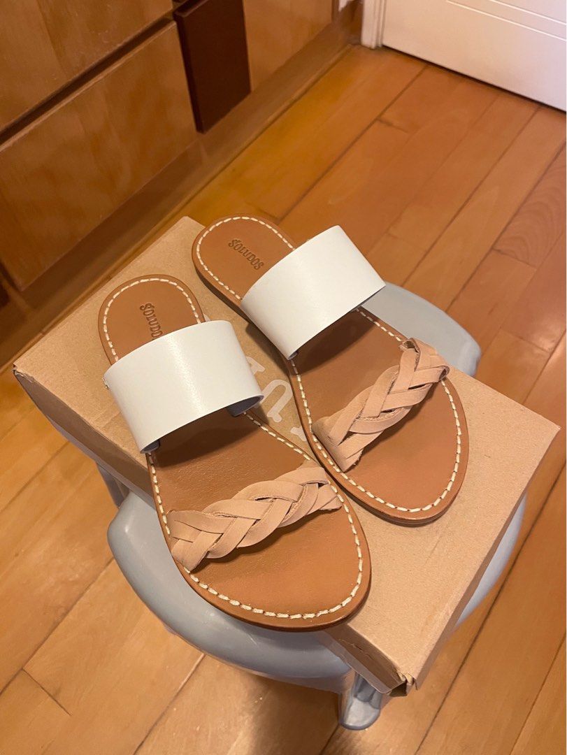 Soludos braided slide sandal white best sale