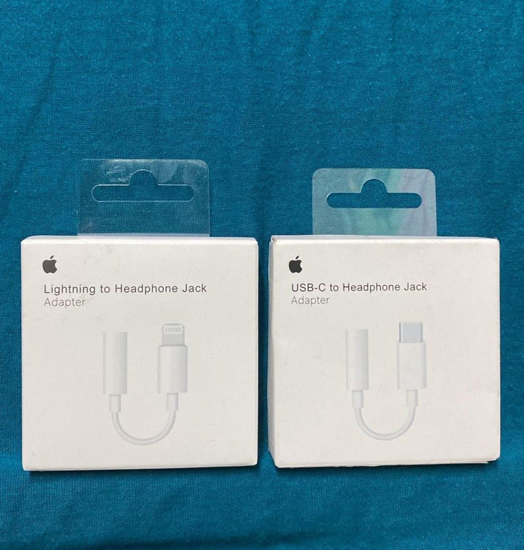 🍎 type c to headphone & lightning to headphone jack adapter (Category: Headphones & Headsets) located in Manila. Submitted by pricious (Listing ID 1299409359, Image 1). Description: .