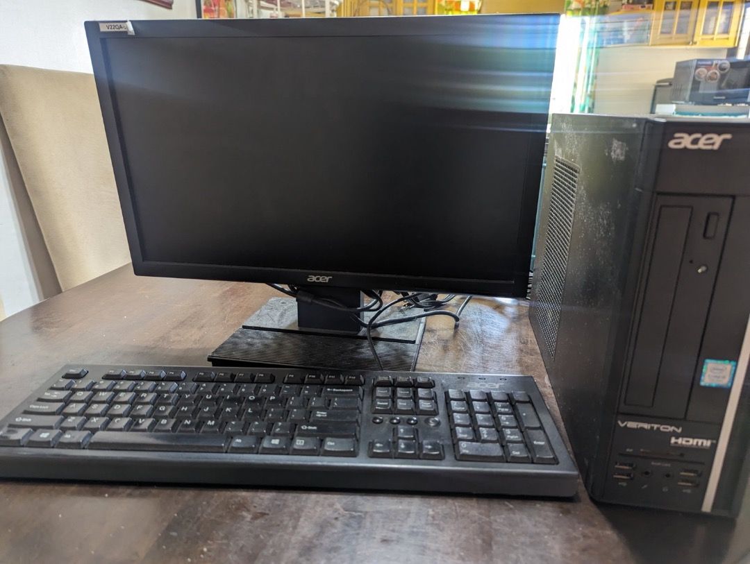 Acer Veriton X4650G Desktop Computer [Windows 10 Pro] (Category: Desktops) located in Antipolo. Submitted by lshcss (Listing ID 1299411380, Image 1). Description: Acer Veriton X4650G Desktop Computer - Intel Core i5 (7th Gen) i5-7400 3 GHz - 8 GB DDR4 SDRAM - 1 TB HDD - Windows 10 Pro 64-bit INCLUSIONS: Desktop monitor Mouse Keyboard 5 sets available. Negotiable. RFS: Office moveout Shipping c/o buyer. Meetup depending on location..
