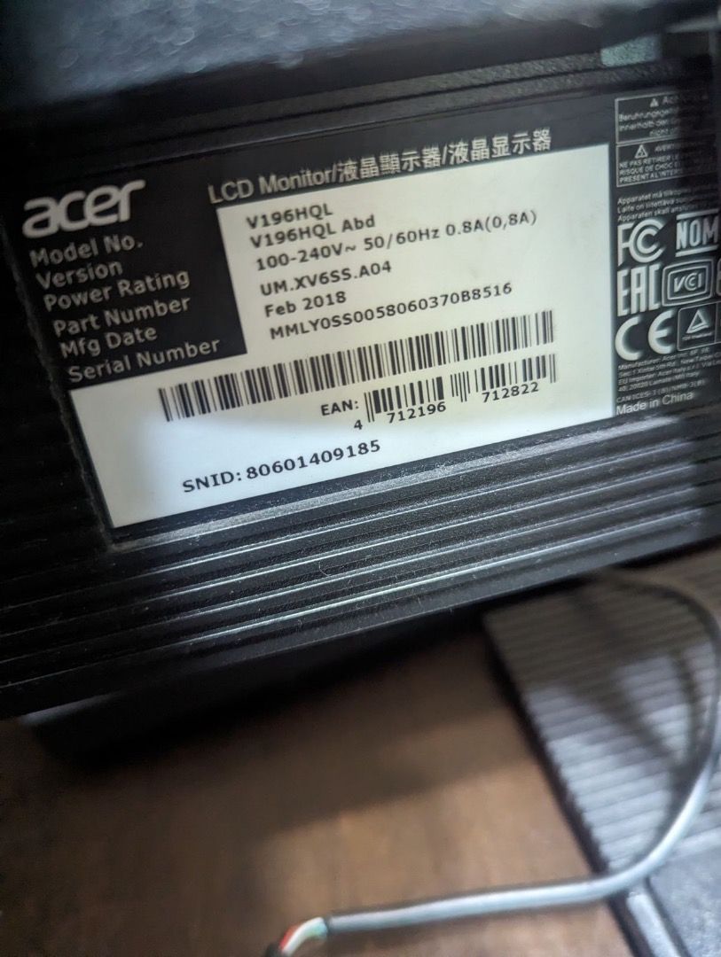 Acer Veriton X4650G Desktop Computer [Windows 10 Pro] (Category: Desktops) located in Antipolo. Submitted by lshcss (Listing ID 1299411380, Image 3). Description: Acer Veriton X4650G Desktop Computer - Intel Core i5 (7th Gen) i5-7400 3 GHz - 8 GB DDR4 SDRAM - 1 TB HDD - Windows 10 Pro 64-bit INCLUSIONS: Desktop monitor Mouse Keyboard 5 sets available. Negotiable. RFS: Office moveout Shipping c/o buyer. Meetup depending on location..