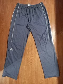 Adidas Climalite Athletic Pants Men's Gray/White
