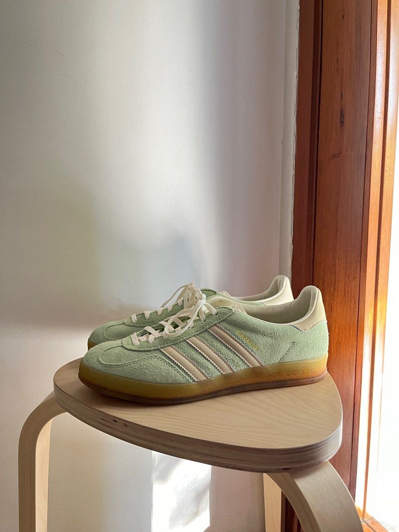 adidas Gazelle Indoor Semi Green Spark, Men's Fashion, Footwear, Sneakers  on Carousell