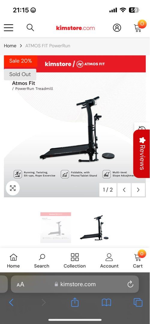Atmos fit powerrun treadmill 2025