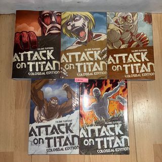 Attack on Titan Colossal Edition, Vol. 1, Vol. 2, Vol. 3, Vol. 4, Vol. 5