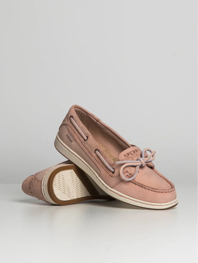 Authentic blush pink sperry 35 35.5 36 narrow fit leather boat shoe driving moccasin loafers angelfish Women s Starfish Palm Emboss 1 Eye Boat Shoe Rose Women s Fashion Footwear Loafers on Carousell