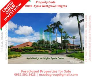 Ayala Westgrove Heights Lot for Sale in Silang, Cavite