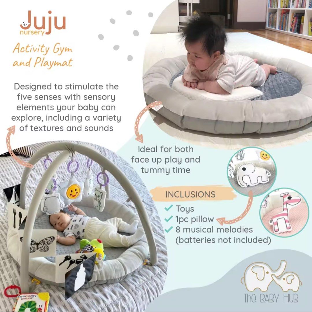 Baby activity gym and playmat (Category: Infant Playtime) located in Quezon City. Submitted by vanaaa23 (Listing ID 1299346286, Image 3). Description: Brand new baby activity gym and playmat Bought from The Baby Hub (can provide receipt) Color: pink giraffe RFS: already have one! .
