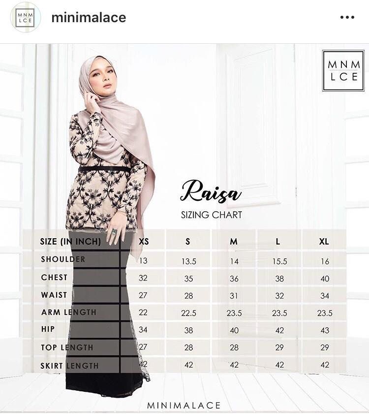 Baju kurung minimalace raisa, Women's Fashion, Muslimah Fashion, Baju ...