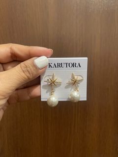 Brand New Karutora Pearls Elegant Earrings
