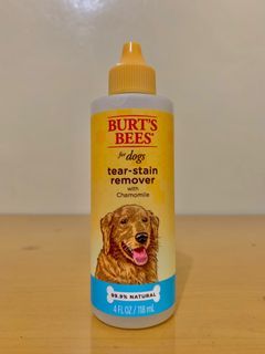Burt's Bees - Tear Stain Remover with Chamomile - for Dogs - 99.9% Natural (GREAT FOR A SHIH TZU!)
