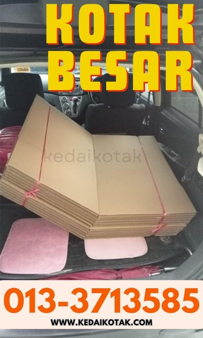 Carton Boxes Kotak Pindah Rumah Kotak File Pejabat Kotak Kemas Barang Kotak Besar Kotak 