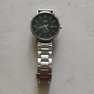 Casio men's watch silver MTP B125