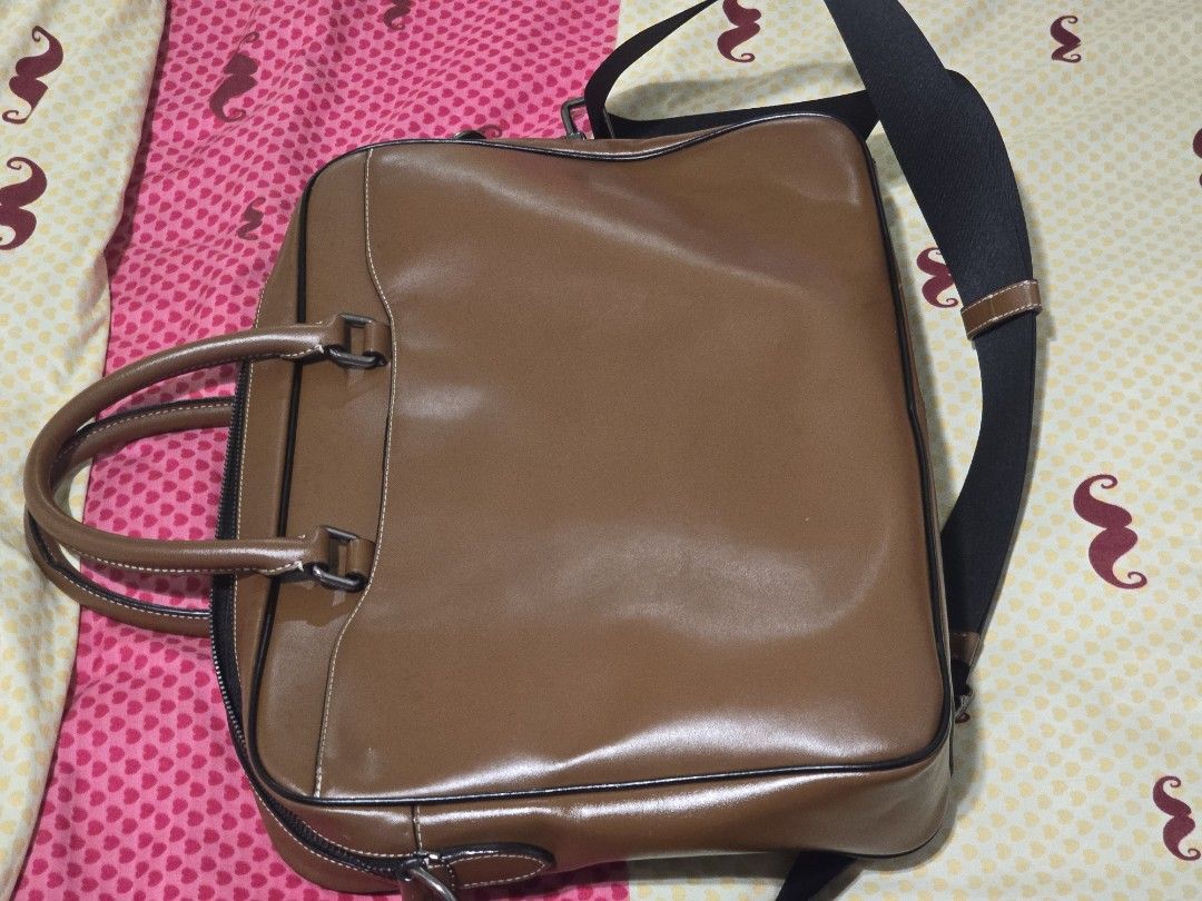 Coach Genuine Beckett Slim Brief Men s Fashion Bags Briefcases on Carousell