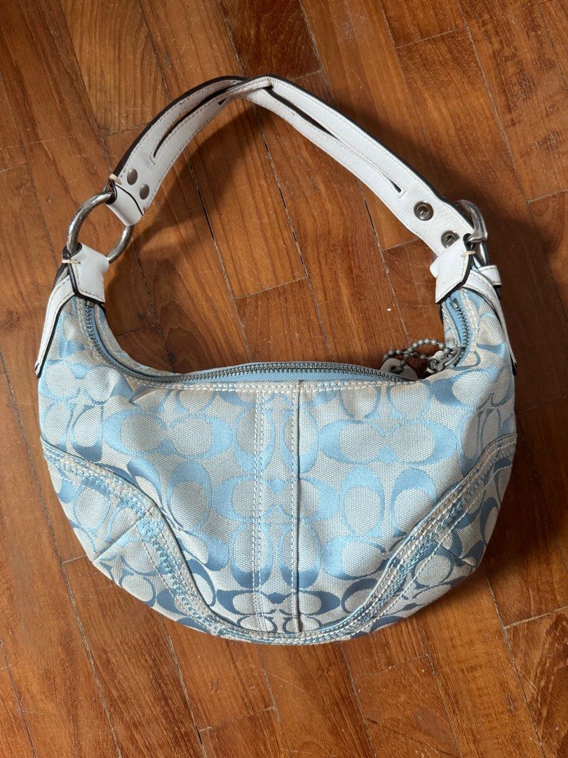 Coach Hobo Shoulder Bag in light blue