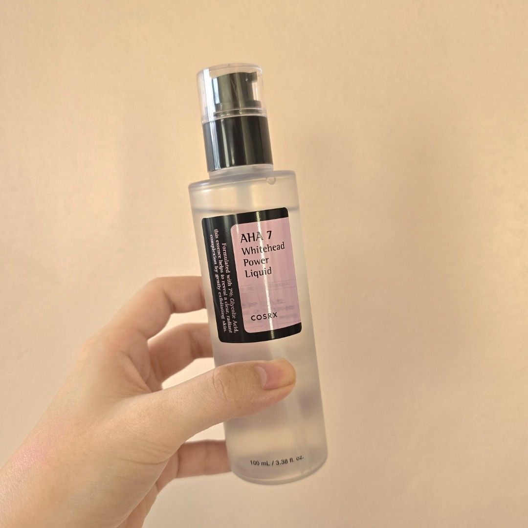 COSRX AHA 7 Whitehead Power Liquid (Category: Face Care) located in Quezon City. Submitted by lexisstuff (Listing ID 1299290238, Image 1). Description: ⭐ PLEASE READ! ⭐ srp: php 665 condition: 90% full notes: 2026 expiry. rfs i dont use it. 🌼 shipping: metro manila 90 🌼 pay via BDO or GCash only 🌼 2-day reservation period 🌼 no returns, refunds, or exchanges. all sales are final..