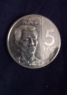 Cud error 5 peso coin