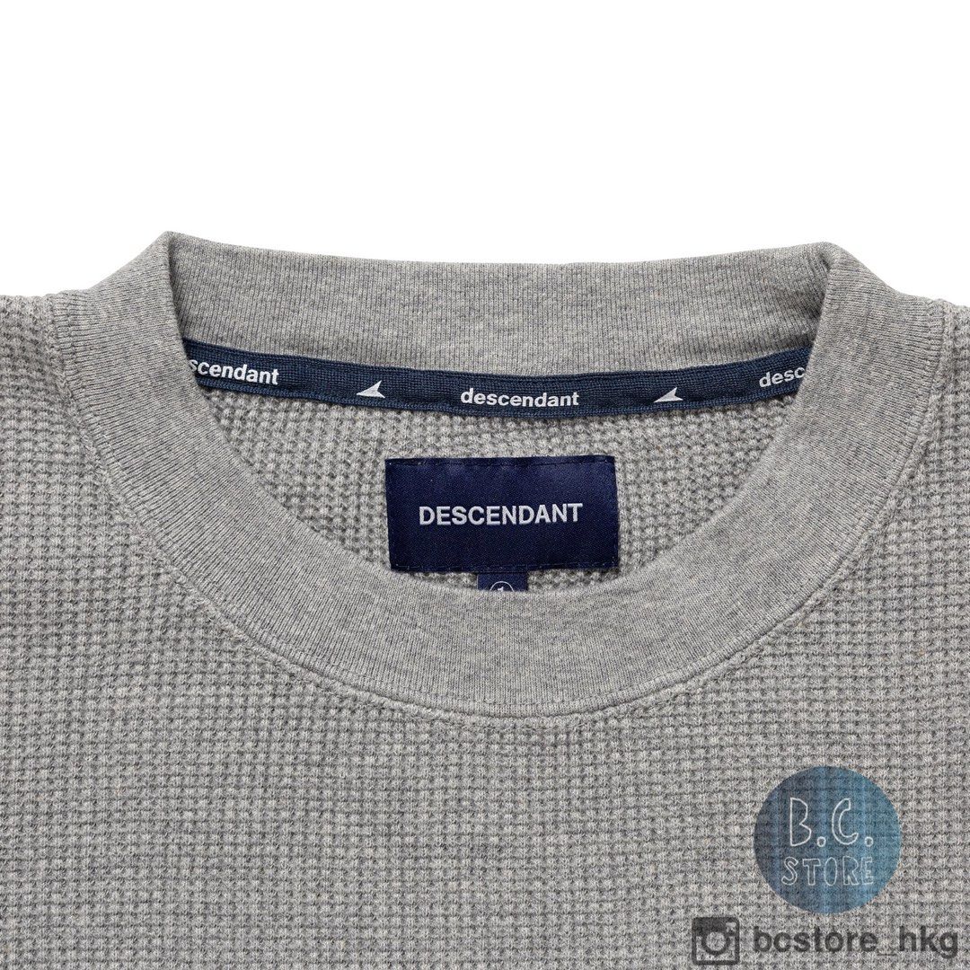 DESCENDANT GAUFRE WAFFLE LS 24SS, 男裝, 上身及套裝, T-shirt、恤衫 