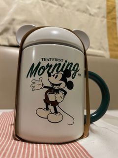 Disney x Starbucks Collab 12oz Ceramic Mug with lid Mickey