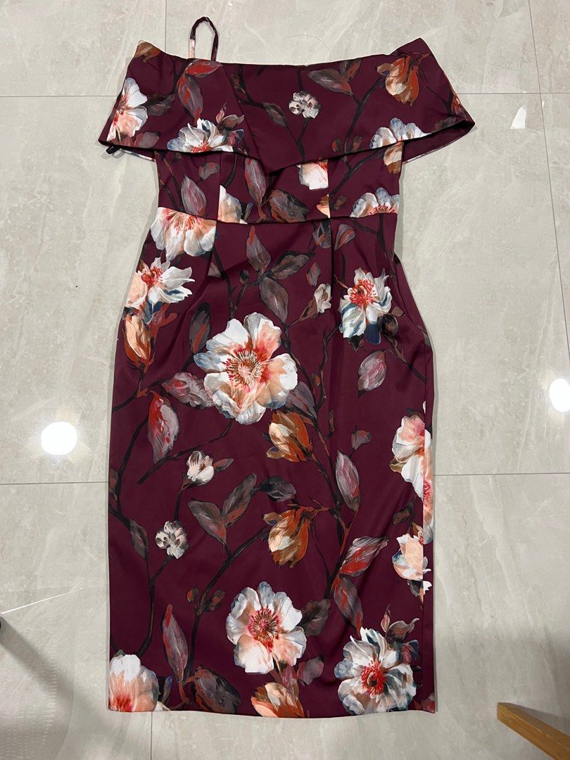 Dorothy Perkins Floral Off Shoulder Dress