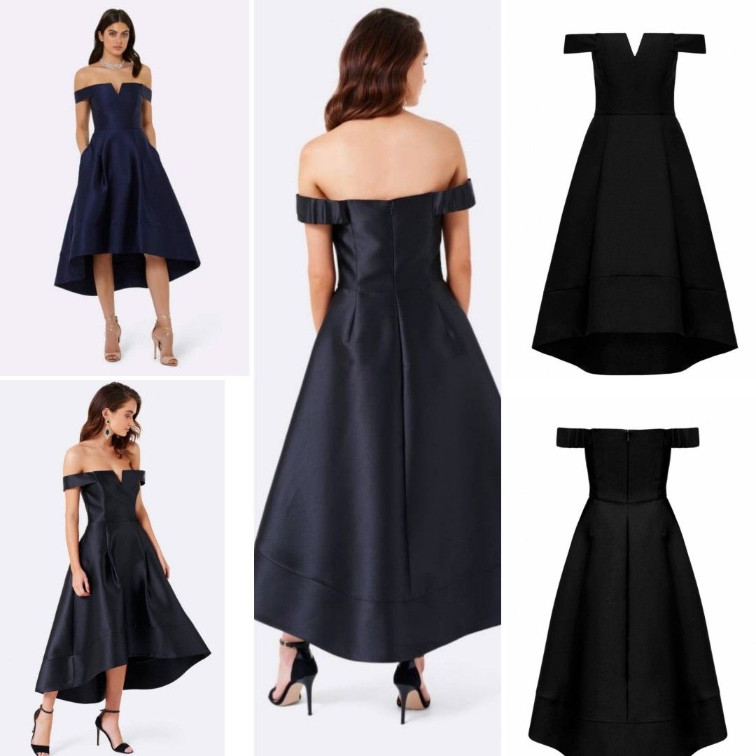 Ever New Melbourne Willow Bardot High Low Dress