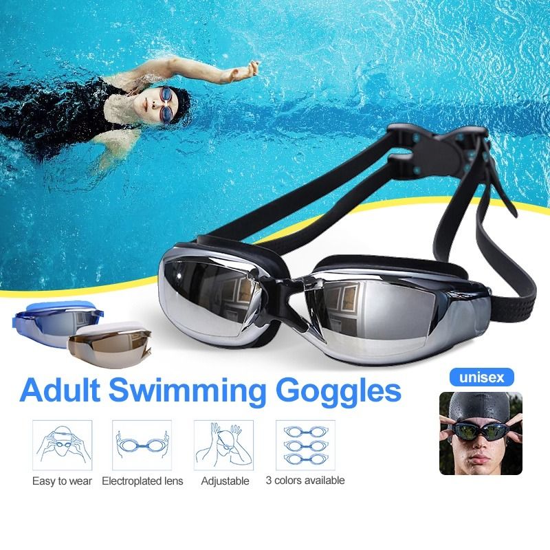 FREE DELIVERY Perfect Swimming Goggles Anti fog UV protection Lens Diving Googles Eyewear Glasses Adjustable size spectacles eyeglasse