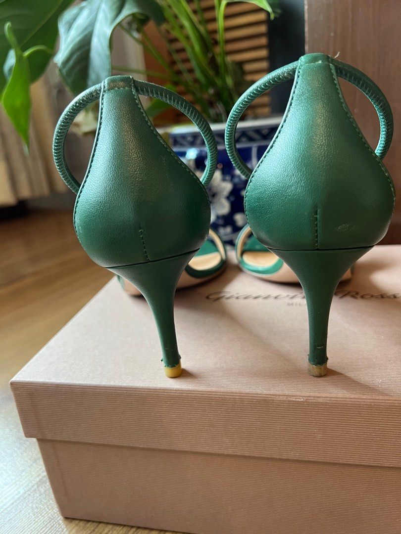Gianvito Rossi Asia 70 in green size 36.5