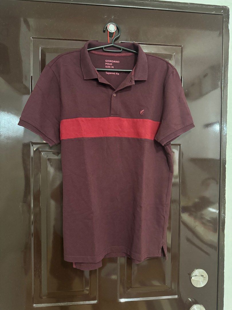 Giordano Polo Shirt (Category: Tshirts & Polo Shirts ) located in Bulacan. Submitted by kijak (Listing ID 1299341401, Image 2). Description: Orig Giordano Polo shirts for Men Medium *color may vary due to lighting 1. maroon - with minor flaw may maliit na butas sa collar 2. gray - no issue/no flaws RFS: di na kasya Payment: Gcash or BPI Plus SF c/o buyer .