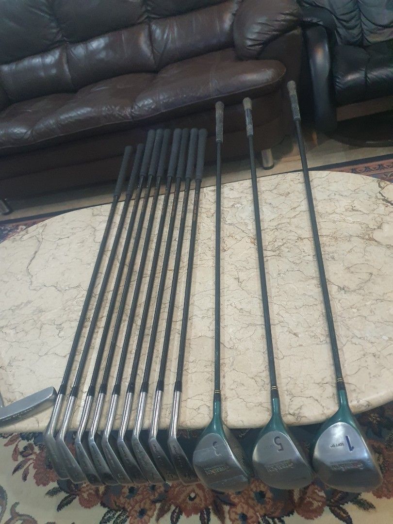 Golf lefty set (Category: Golf) located in Paranaque City. Submitted by manilagolfmarket (Listing ID 1299295437, Image 2). Description: For Sale Lefty Set. Golf planner R flex graphite shaft cavity back irons. Greatscot woods and driver bag included for only 13.9k pick up Bf Paranaque or add shipping.