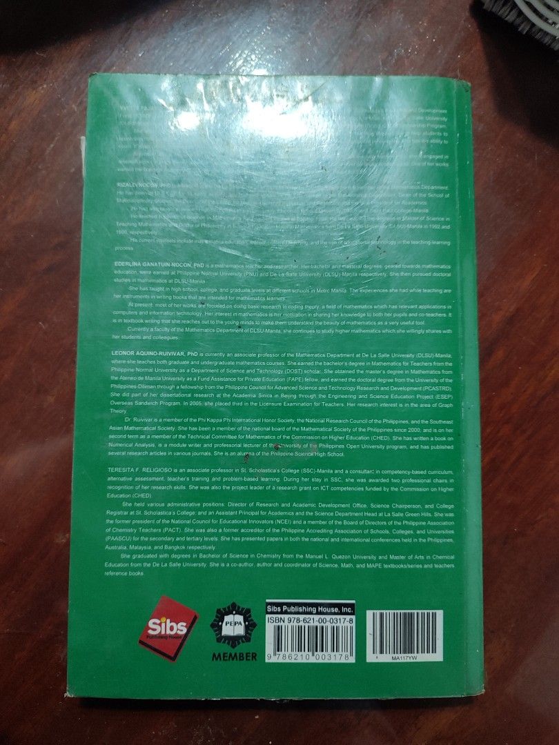 Grade 11 basic calculus hobbies toys books magazines textbooks