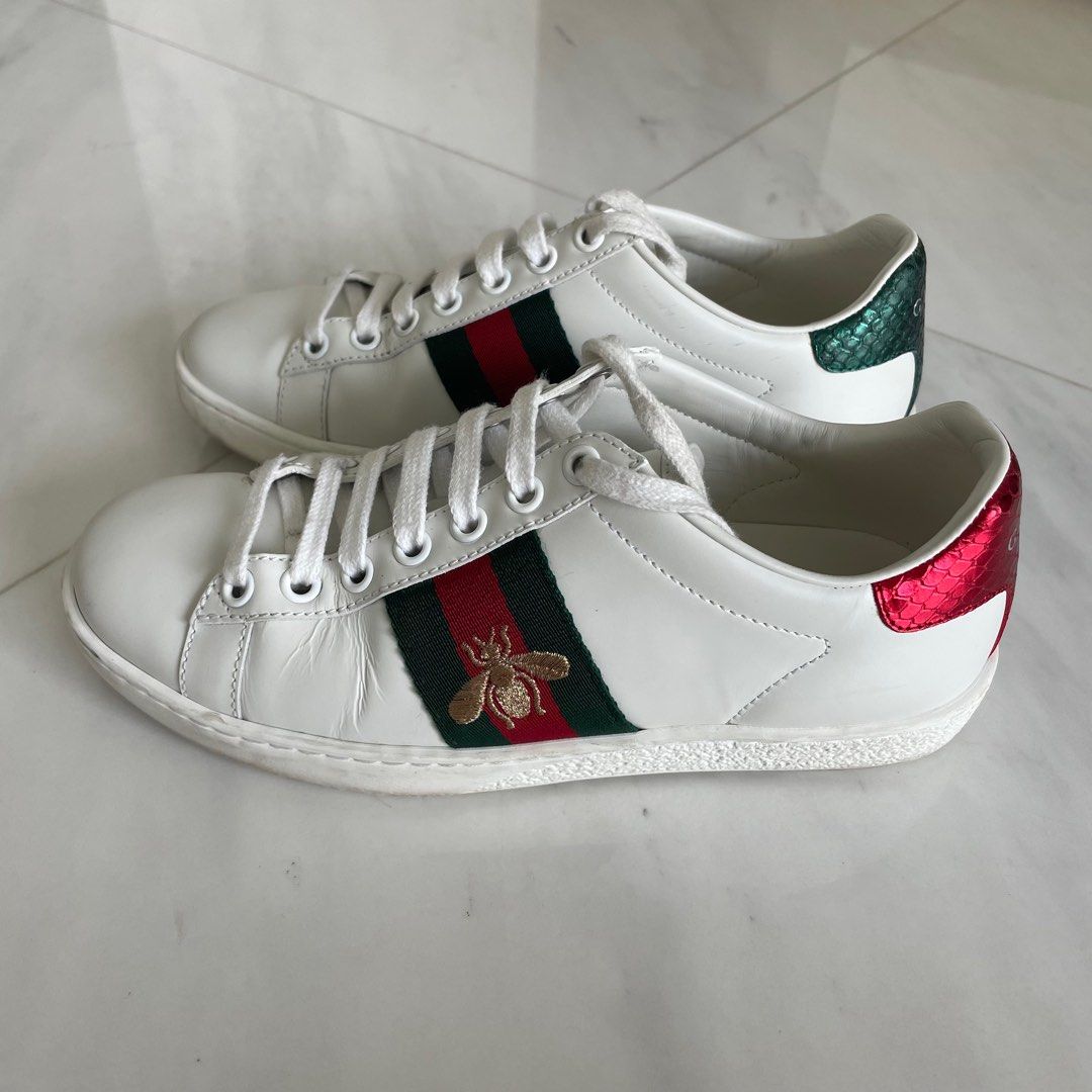 Gucci Ace Bee Sneakers Size 34 Luxury Sneakers Footwear on Carousell