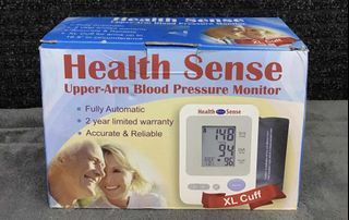 Health Sense Battery Operated Upper Arm Blood Pressure Monitor