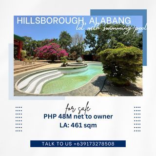 Hillsborough Alabang Lot for Sale with swimming pool