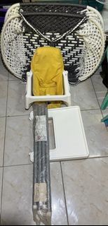 IKEA HIGH CHAIR AND DUYAN FOR TAKE ALL