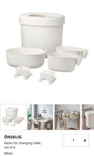 IKEA ONSKLIG CHANGING TABLE / CRIB ACCESORIES