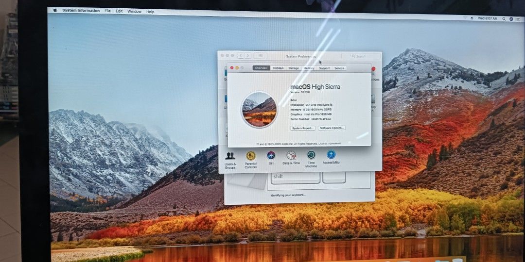 iMac late 2013 8gb 1tb hdd Intel iris pro 1536
