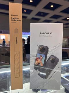 Insta 360 X3 Pocket 360 Action Cam with Invisible Stick Bnew and Sealed Available Onhand
