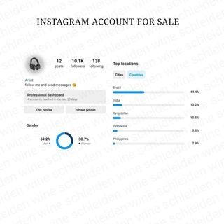 instagram accounts for sale
