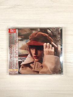 JAPAN EDITION/SEALED: TAYLOR SWIFT- RED TV TAYLOR'S VERSION JAPAN VERSION CD (NOT VINYL LP PLAKA)