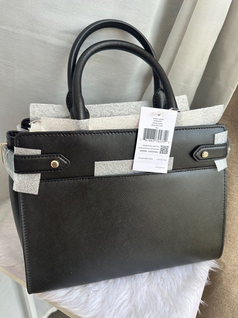 Kate Spade Medium Staci Satchel (Category: Luxury Bags & Wallets) located in Quezon City. Submitted by qeilahh (Listing ID 1299281522, Image 2). Description: Brand new bought from the US With crossbody strap.