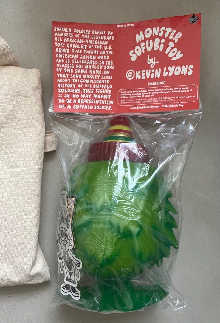 Figurine Sofubi Blackbook Toys Buffalo Soldier Par Kevin Lyons