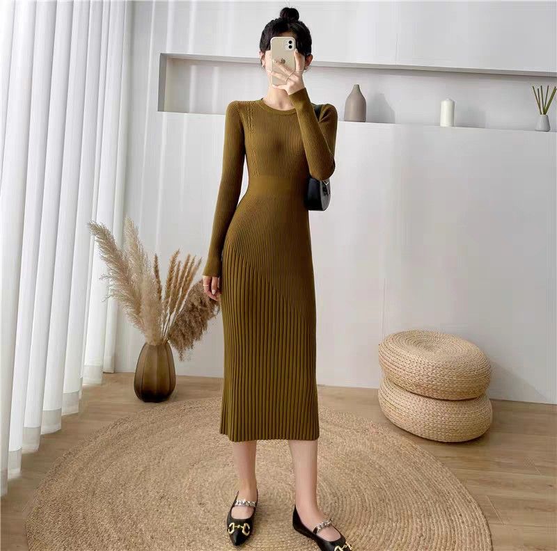 Knit dress for winter Women s Fashion Dresses Sets Dresses on Carousell