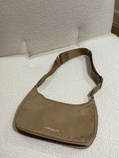 Lacoste Active Nylon Hobo Bag