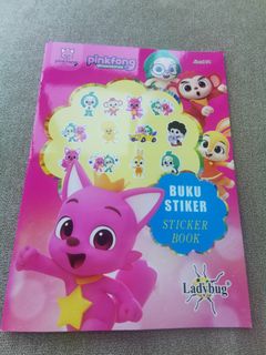 Ladybug PinkFong Hoogi 3 in 1 Kid Writing ABC Book, Sticker Book ...