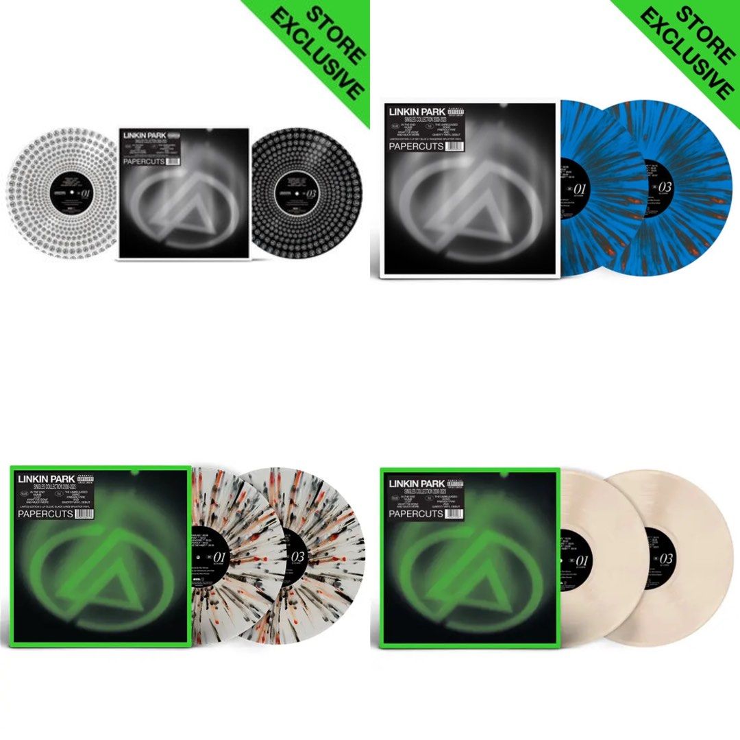 邦楽 Linkin Park Papercuts Bone Color Vinyl Amazon.com: Linkin Park - Papercuts Exclusive Limited Bone
