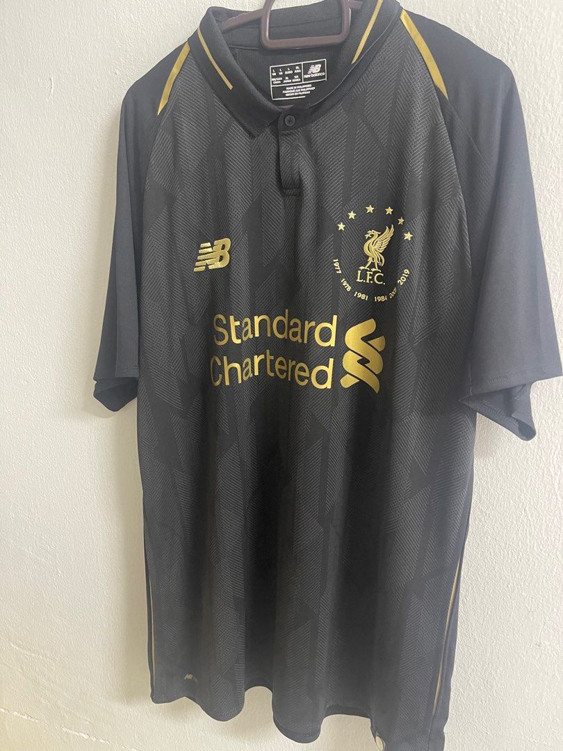 Liverpool FC New Balance Home Jersey Limited Edition 6 Times Black Collection
