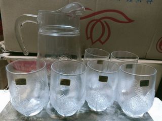 Luminarc pitchers & drinking glass